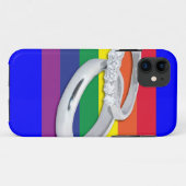 Coques Case-Mate iPhone Mariage gay lesbien (Dos (Horizontal))