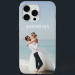 Coque iPhone 15 Pro Max Mariage Modèle photo à thème Nom personnalisé<br><div class="desc">Mariage Modèle photo thématique Personnalisé Nom coque iphone. Ce design à thème mariage présente votre photo ou image personnalisée avec votre nom. Personnalisé en éditant le texte dans la zone de texte et en ajoutant votre propre photo. #mariage #nom #photo #photo #photographie #image #personnalisées #personnalisées #coutume #do-it-yourself #doitself #simple #design...</div>