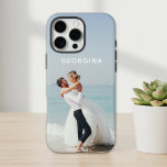Coques iPhone 16 Pro Max Mariage Modèle photo à thème Nom personnalisé<br><div class="desc">Mariage Modèle photo thématique Personnalisé Nom coque iphone. Ce design à thème mariage présente votre photo ou image personnalisée avec votre nom. Personnalisé en éditant le texte dans la zone de texte et en ajoutant votre propre photo. #mariage #nom #photo #photo #photographie #image #personnalisées #personnalisées #coutume #do-it-yourself #doitself #simple #design...</div>