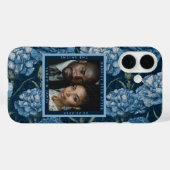 Coques Case-Mate iPhone Mariage Rétro avec Accent de Œillet Chic (Verso (horizontal))