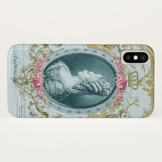 Coques Case-Mate iPhone Marie Antoinette (Dos (Horizontal))