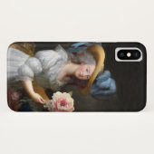 Coques Case-Mate iPhone Marie Antoinette à la pivoine rose (Dos (Horizontal))