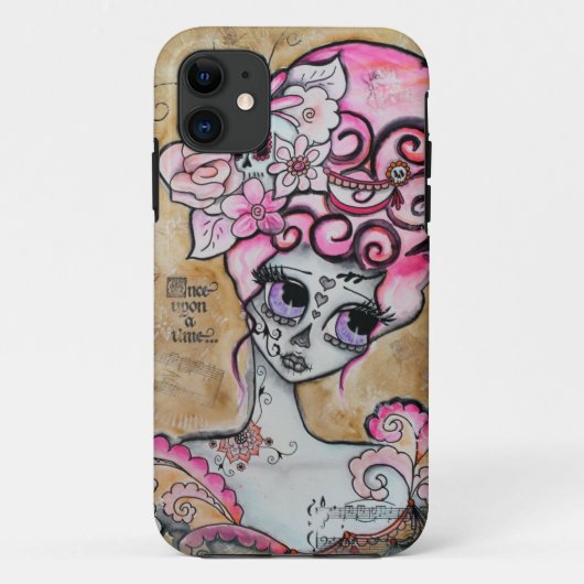 Coques Case-Mate iPhone Marie Antoinette, Dia de los Muertos (Dos)
