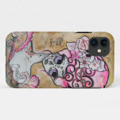 Coques Case-Mate iPhone Marie Antoinette, Dia de los Muertos (Dos (Horizontal))