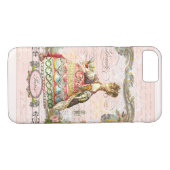 Coques Case-Mate iPhone Marie Antoinette en rose (Dos (Horizontal))