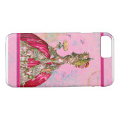 Coques Case-Mate iPhone Marie Antoinette et Peacock (Dos (Horizontal))