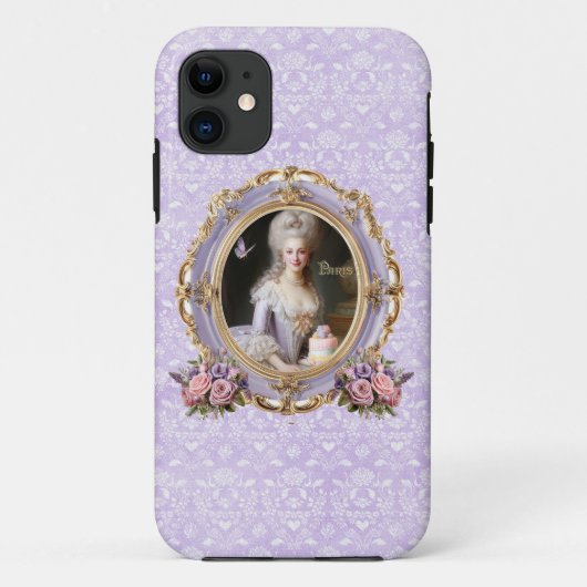 Coques Case-Mate iPhone Marie Antoinette,French,Paris,lavender,portrait (Dos)