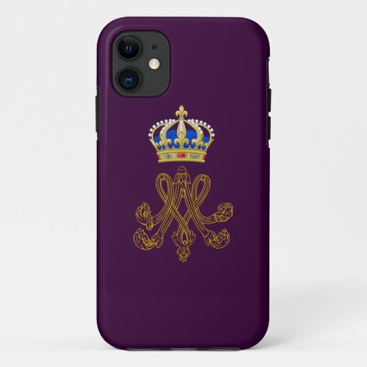 Coques Case-Mate iPhone Marie Antoinette Monogram (Dos)
