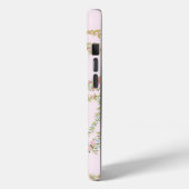 Coques Case-Mate iPhone Marie Antoinette pink rose frame iphone (Verso / Gauche)