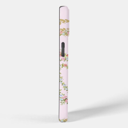 Coques Case-Mate iPhone Marie Antoinette pink rose frame iphone (Verso / Droite)