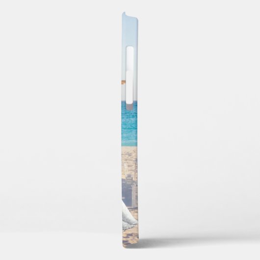 Coques Case-Mate iPhone Mariée Mariage Jour Plage Mariage Fancy Gown (Verso / Gauche)