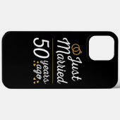 Coques Case-Mate iPhone Mariés depuis 50 ans II (Verso (horizontal))