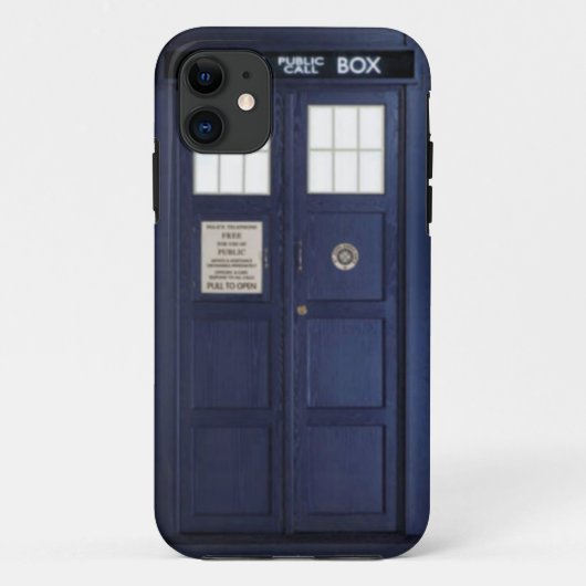 Coques Case-Mate iPhone MARIEZ iPhone 5 « POLICE BOX « (Dos)