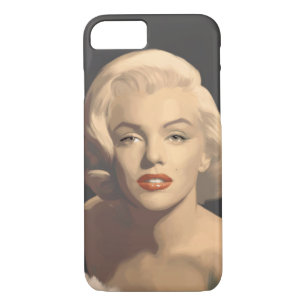 Coque iPhone 8/7 Marilyn grise graphique