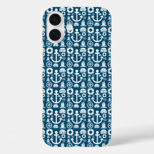 Coques iPhone 16 Plus Marin de la marine Élément motif marin