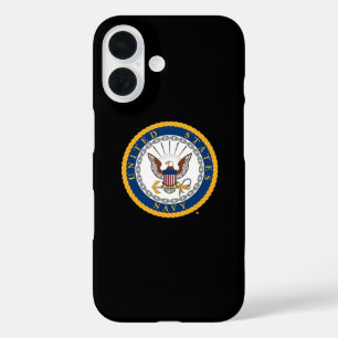 Coques iPhone 16 Marine américaine Emblème de la marine