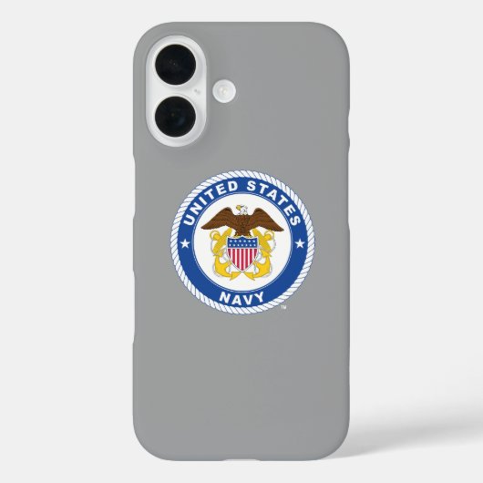 Coques Case-Mate iPhone Marine américaine | Officier Crest (Verso)