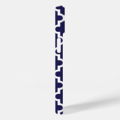 Coques Case-Mate iPhone Marine bleu Motif marocain moderne (Verso / Droite)