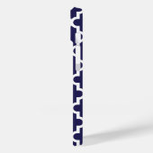 Coques Case-Mate iPhone Marine bleu Motif marocain moderne (Verso / Gauche)