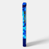 COQUES Case-Mate iPhone MARINE BLUE PERSONNALISÉ TIE DYE DESIGN (Verso / Gauche)