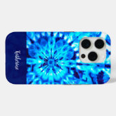 COQUES Case-Mate iPhone MARINE BLUE PERSONNALISÉ TIE DYE DESIGN (Verso (horizontal))