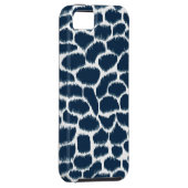 Coques Case-Mate iPhone Marine d'Ikat de poster de animal de Megan Adams (Dos/Droit)