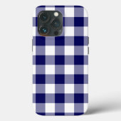 Coques Case-Mate iPhone Marine et En vichy blanc (Verso)