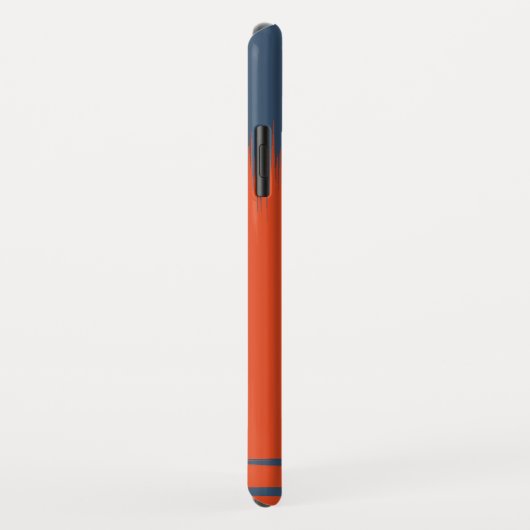 Coques Case-Mate iPhone Marine et Orange (Dos/Droite)