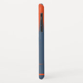 Coques Case-Mate iPhone Marine et Orange (Dos/Gauche)