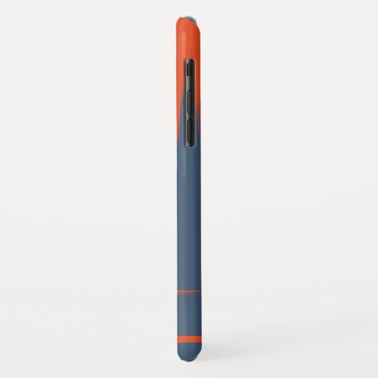 Coques Case-Mate iPhone Marine et Orange (Dos/Gauche)