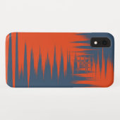 Coques Case-Mate iPhone Marine et Orange (Dos (Horizontal))