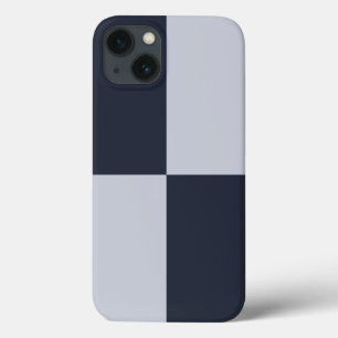 Coques Pour iPhone Marine et rectangles gris