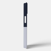 Coques Case-Mate iPhone Marine et rectangles gris (Verso / Droite)