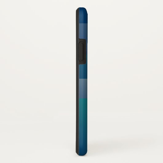 Coques Case-Mate iPhone Marine gris turquoise (Dos/Droite)