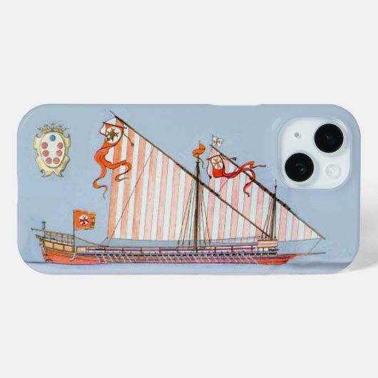 Coques Case-Mate iPhone Marine Toscane Médicis (Verso (horizontal))