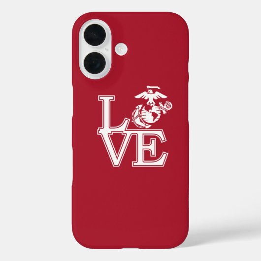 Coques Case-Mate iPhone Marines Love Design (Verso)