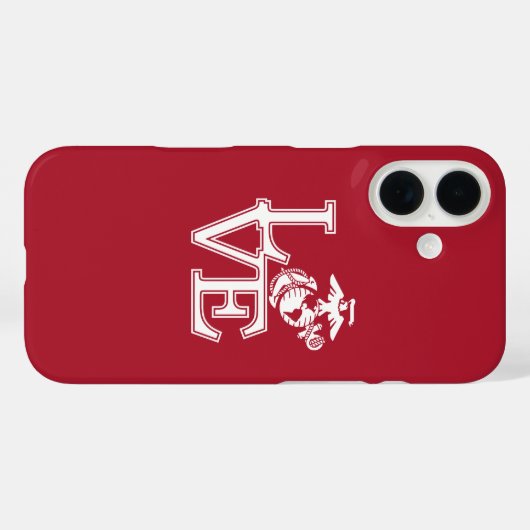 Coques Case-Mate iPhone Marines Love Design (Verso (horizontal))