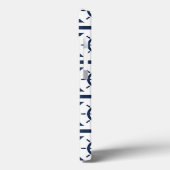 Coques Case-Mate iPhone Maritime dans le motif bleu (Verso / Gauche)