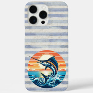 Coques iPhone 16 Pro Max Marlin coucher de soleil côtier/nautique/plage per