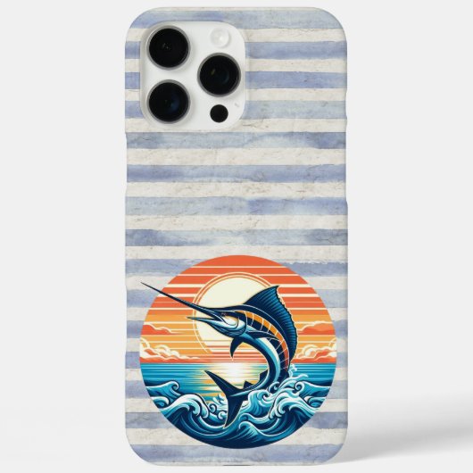 Coques Case-Mate iPhone Marlin coucher de soleil côtier/nautique/plage per (Verso)