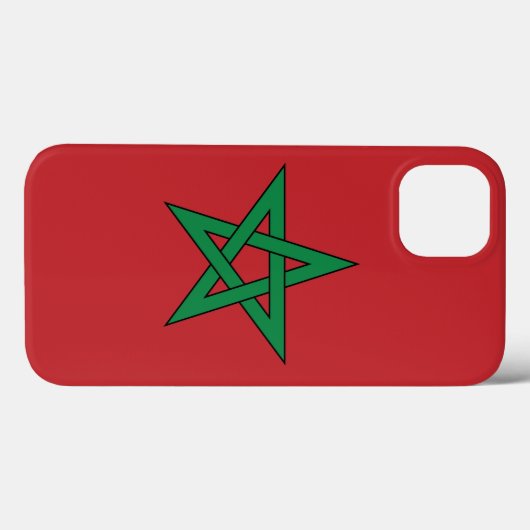 Coques Case-Mate iPhone Maroc - Drapeau marocain (Verso (horizontal))