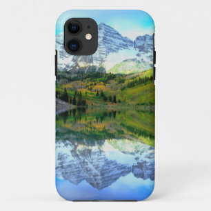 Coque Case-Mate Pour iPhone Maroon Bells se reflétant dans le lac Maroon