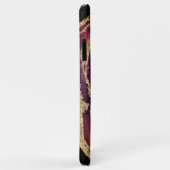 Coques Case-Mate iPhone *~* Maroon Burgundy Wine Gold Parties scintillant (Dos/Droite)