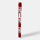 Coques Case-Mate iPhone Maroon Pink Lion Head Design  (Verso / Droite)