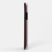 Coques Case-Mate iPhone Maroon & Pom-pom girl de football blanc iPhone 5 C (Dos/Droite)