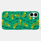 Coques Case-Mate iPhone Marquage Baritone Notes musicales Clés Treble (Verso (horizontal))