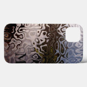 Coques Case-Mate iPhone Marquage Brown Grey Brillant Effet Serpent (Verso (horizontal))