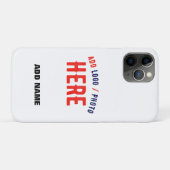 COQUES Case-Mate iPhone MARQUE BLANCHE MODERNE ET PERSONNALISABLE VÉRIFIÉE (Dos (Horizontal))