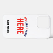 COQUES Case-Mate iPhone MARQUE BLANCHE MODERNE ET PERSONNALISABLE VÉRIFIÉE (Verso (horizontal))