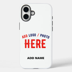 COQUES iPhone 16 PLUS MARQUE BLANCHE MODERNE ET PERSONNALISABLE VÉRIFIÉE